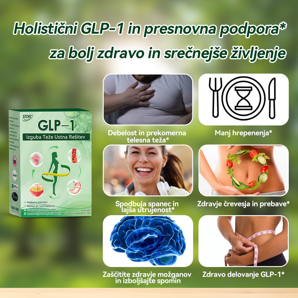 𝑆𝑇𝐷𝐸𝐼® 𝐺𝐿𝑃-1 𝐼𝑧𝑔𝑢𝑏𝑎 𝑇𝑒ž𝑒 𝑈𝑠𝑡𝑛𝑎 𝑅𝑒š𝑖𝑡𝑒𝑣 - Debelost, bolezni srca in ožilja, diabetes, spalna apneja, težave s sklepi in še več💎